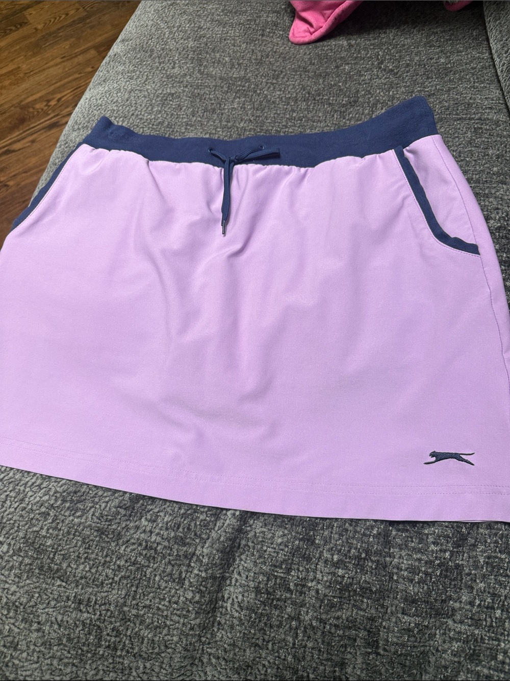 Slazenger Lavender GOLF Skort with Navy Trim